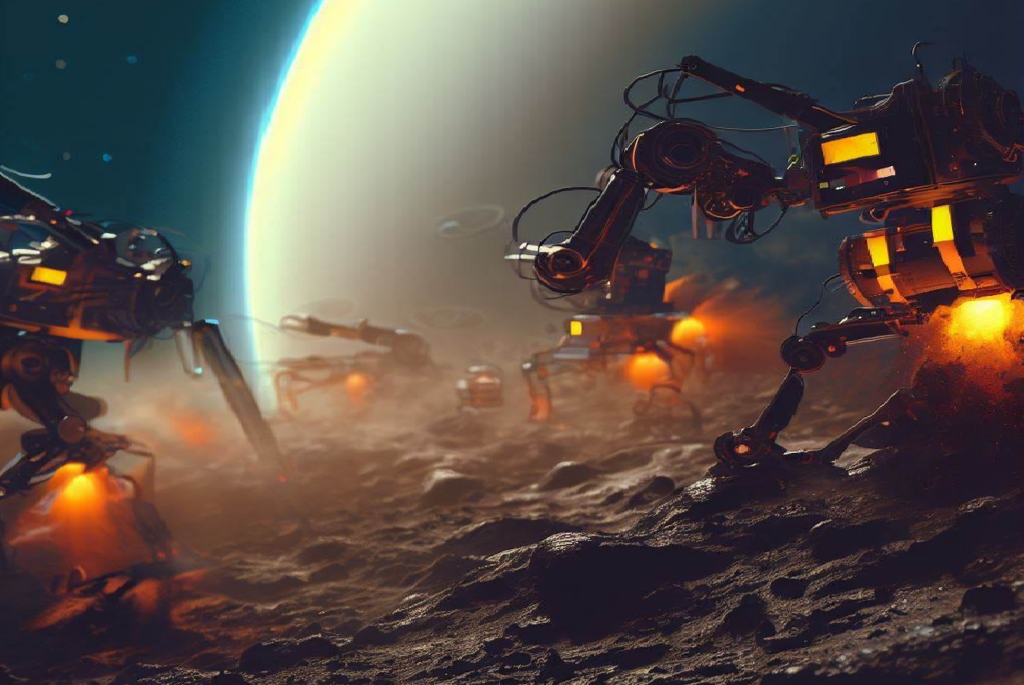 Space mining concept